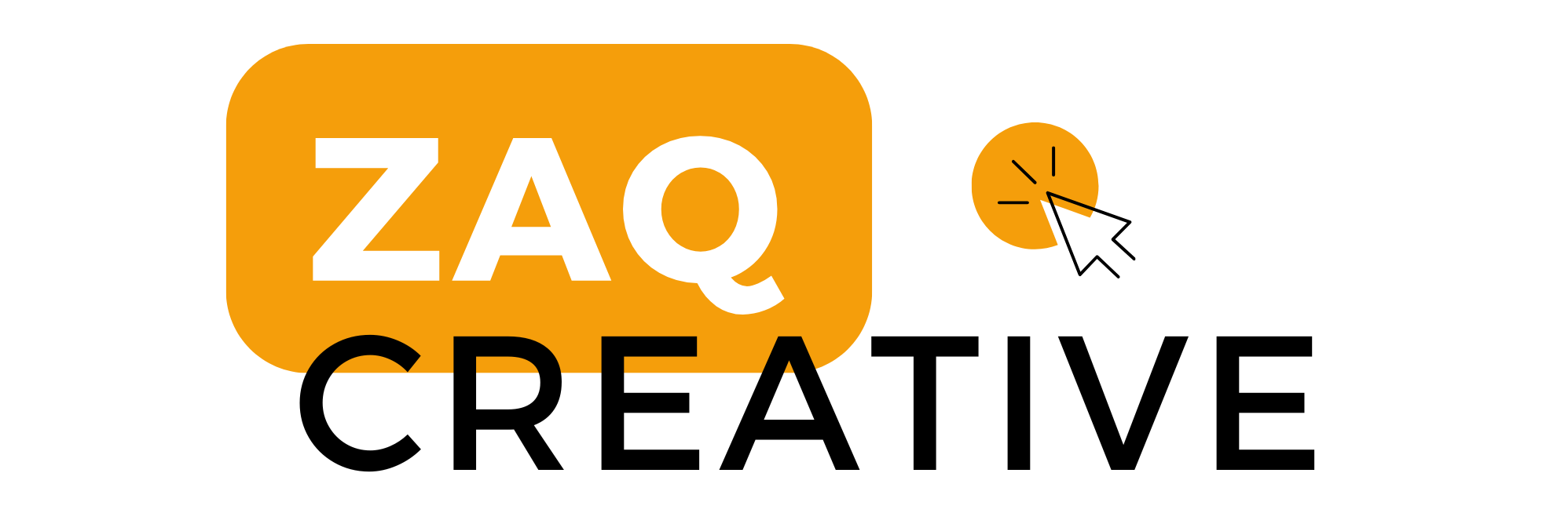 black and yellow simple digital marketing logo